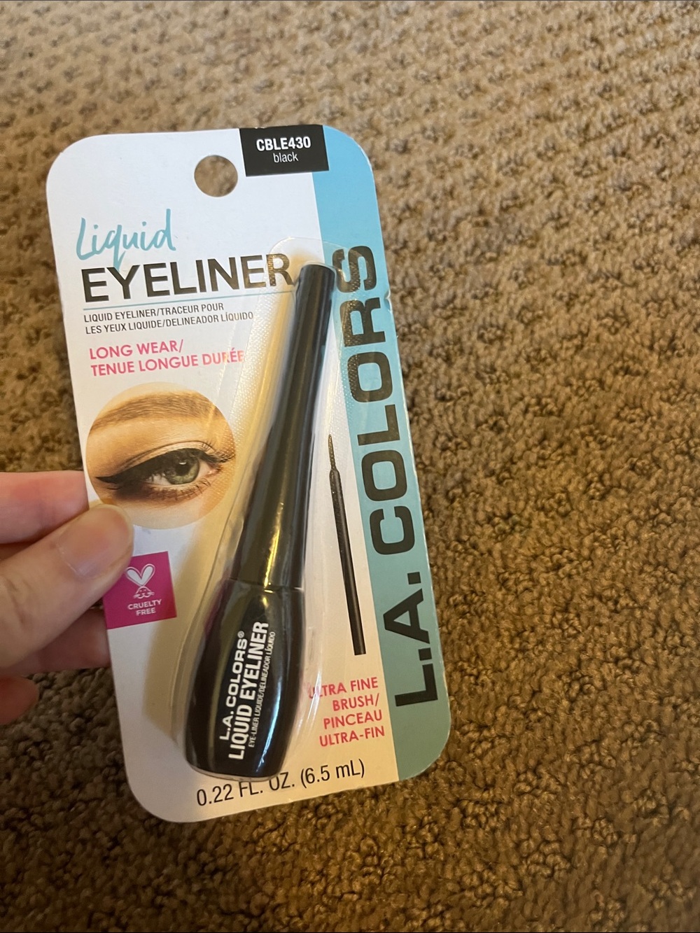 Liquid eyeliner from La colors
